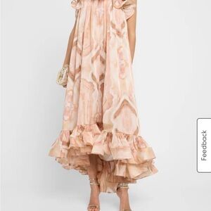 Zimmermann Illuminate Flounce Gown OS